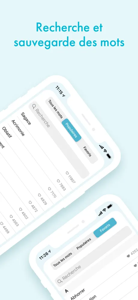Mot du jour — Daily French app