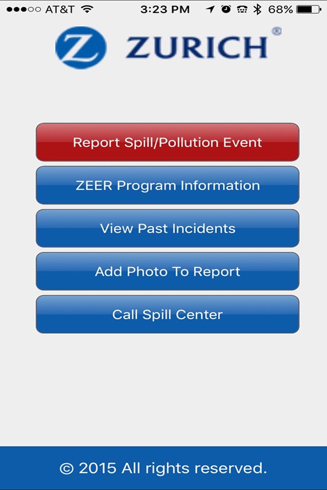 Zurich Spill Reporting screenshot 3