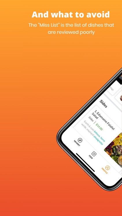 Simmer: Reviews for Dishes