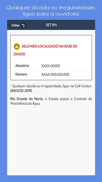 Selo Água Rio Grande do Norte screenshot-3
