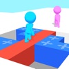 Slide Path 3D icon