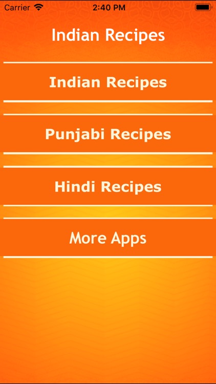 Hindi recipes - Indian Food