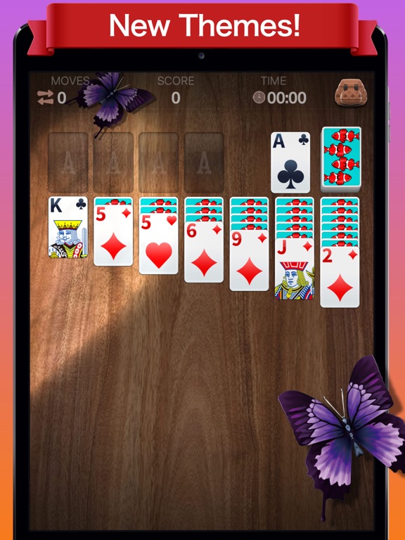 Solitaire∗ iPad screenshot 5 - Games app