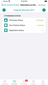 iStudent App screenshot