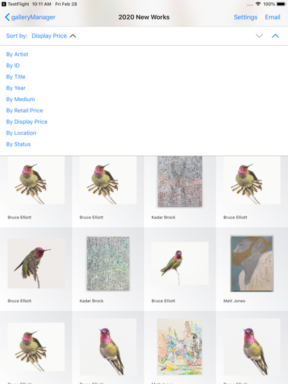 Screenshot #6 pour galleryManager by exhibit-E