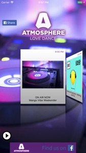 Atmosphere Radio screenshot #2 for iPhone