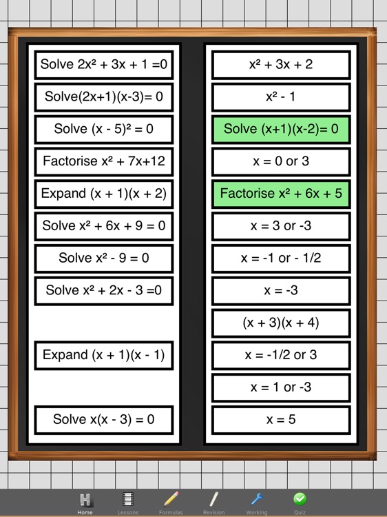 Quadratic Equations Maths screenshot-3