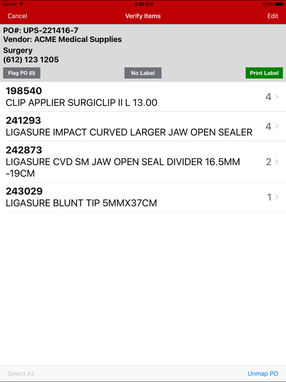 App screenshot