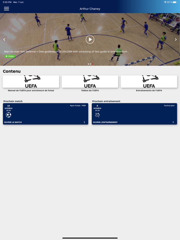 Screenshot #4 pour UEFA Futsal Coach App