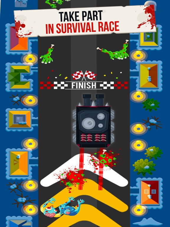 Zombie Drift: Smashy road trip iPad screenshot