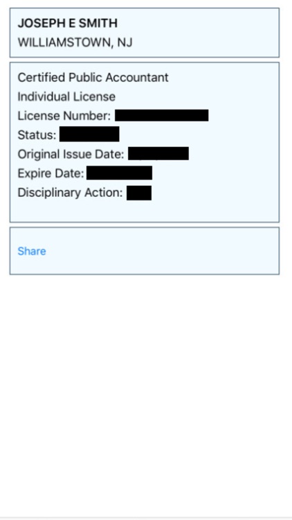 NJ Pro License Lookup