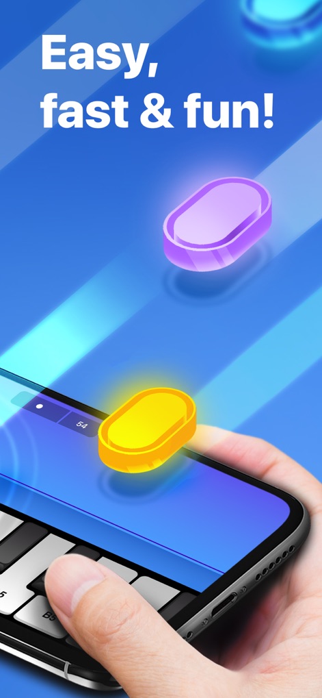 Hello Piano: Learn Pro Lessons - Discover the app's intuitive interface that makes learning piano easy, featuring dynamic on-screen notes and a responsive virtual keyboard.