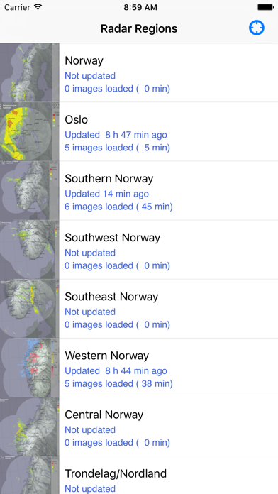 Nordic Radar Screenshot