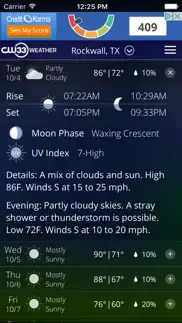 cw33 dallas texas weather iphone screenshot 3
