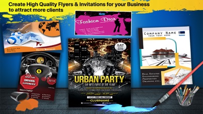 Screenshot #2 pour Créateur de flyers invitations