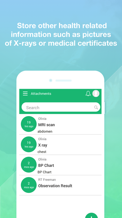 LifeCard PHR Screenshot