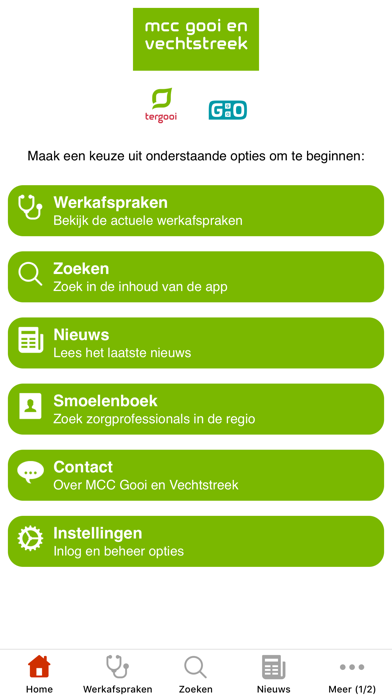Screenshot #1 pour MCC Gooi Vecht Werkafspraken