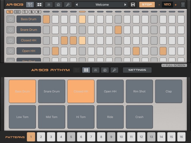 LE04 AR-909 Drum Machine para iPhone - Download