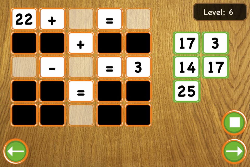 Math Crossword Puzzle screenshot 3