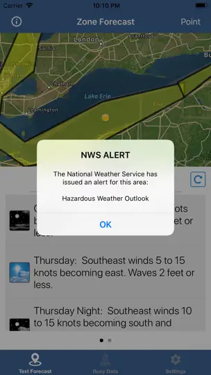 Lake Erie Boating Weather iPhone Screenshot 4