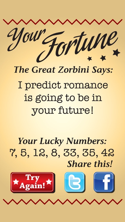 Great Zorbini Fortune Teller screenshot-3