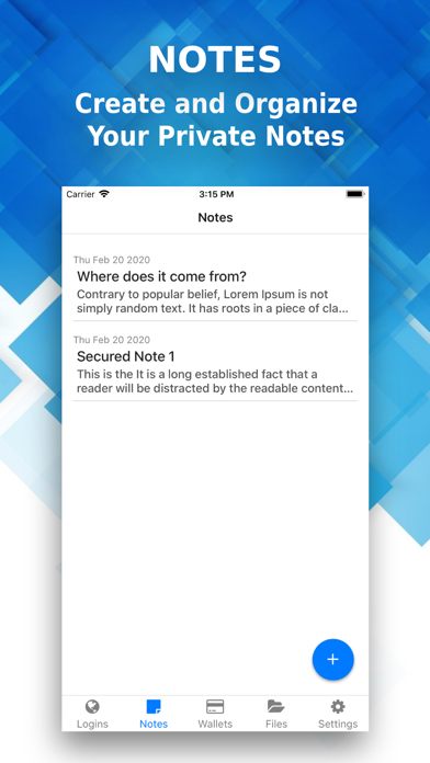 LockBox: Offline Secured Vault iPhone screenshot 5 - Productivity app