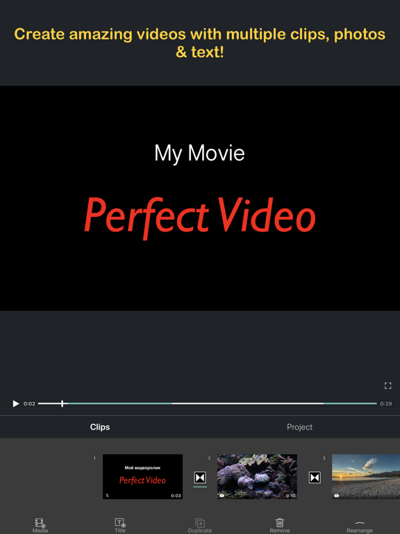 Perfect Video Editor, Collage screenshot 2