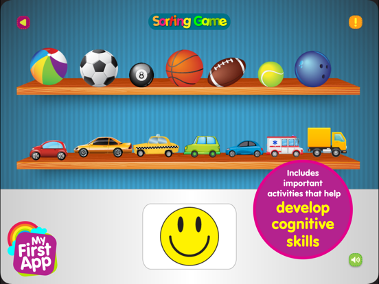 Sorting game for preschool kid iPad screenshot 4 - Education app
