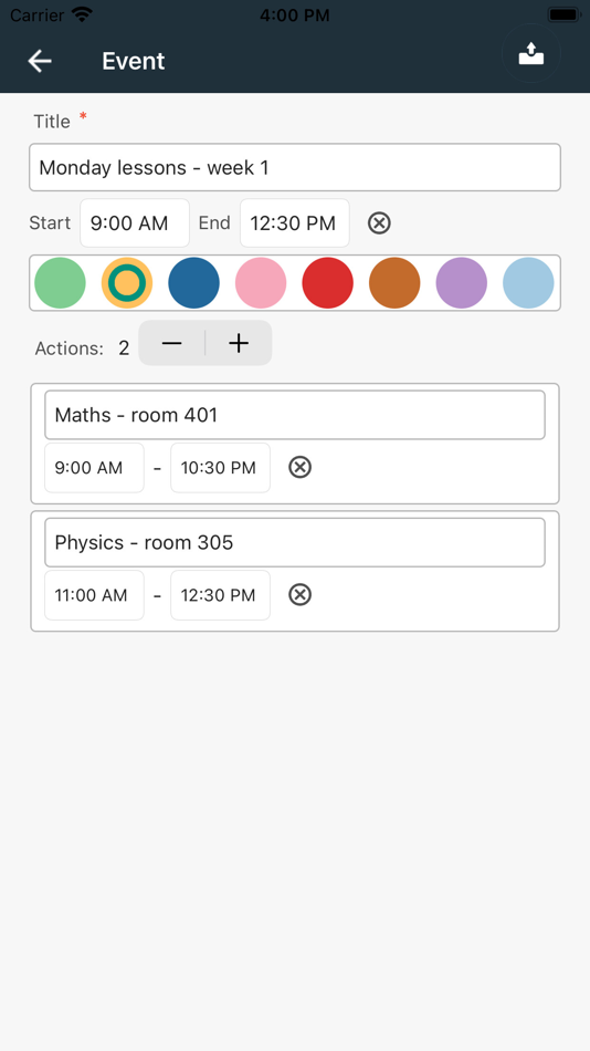 #5. Scheduler workers/students Pro (iOS) Podle: siarhei yatsuk