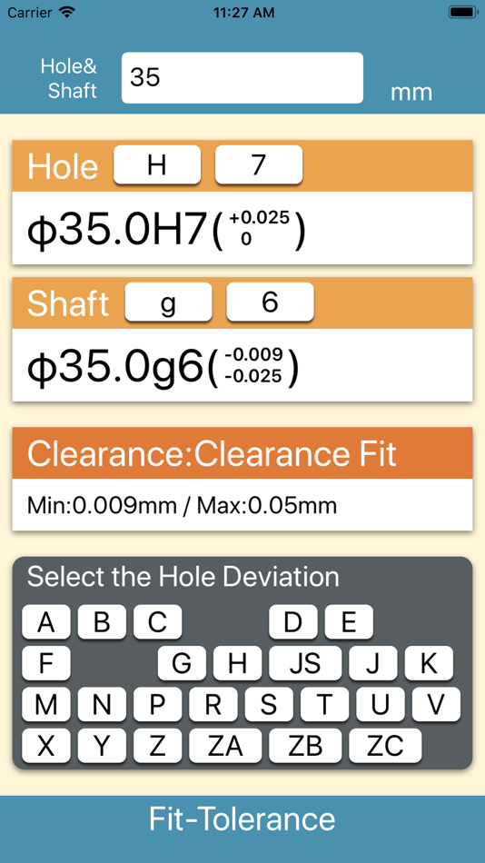 #2. Fit Tolerance Calculator (iOS) 由: Kei Suefuji