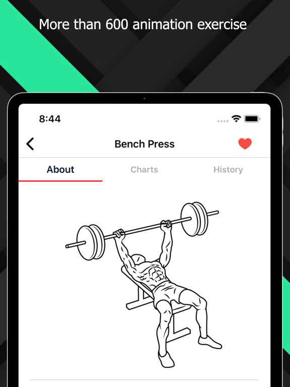 FitPal - 健身记录及健身计划软件 iPad screenshot 3 - Health & Fitness app