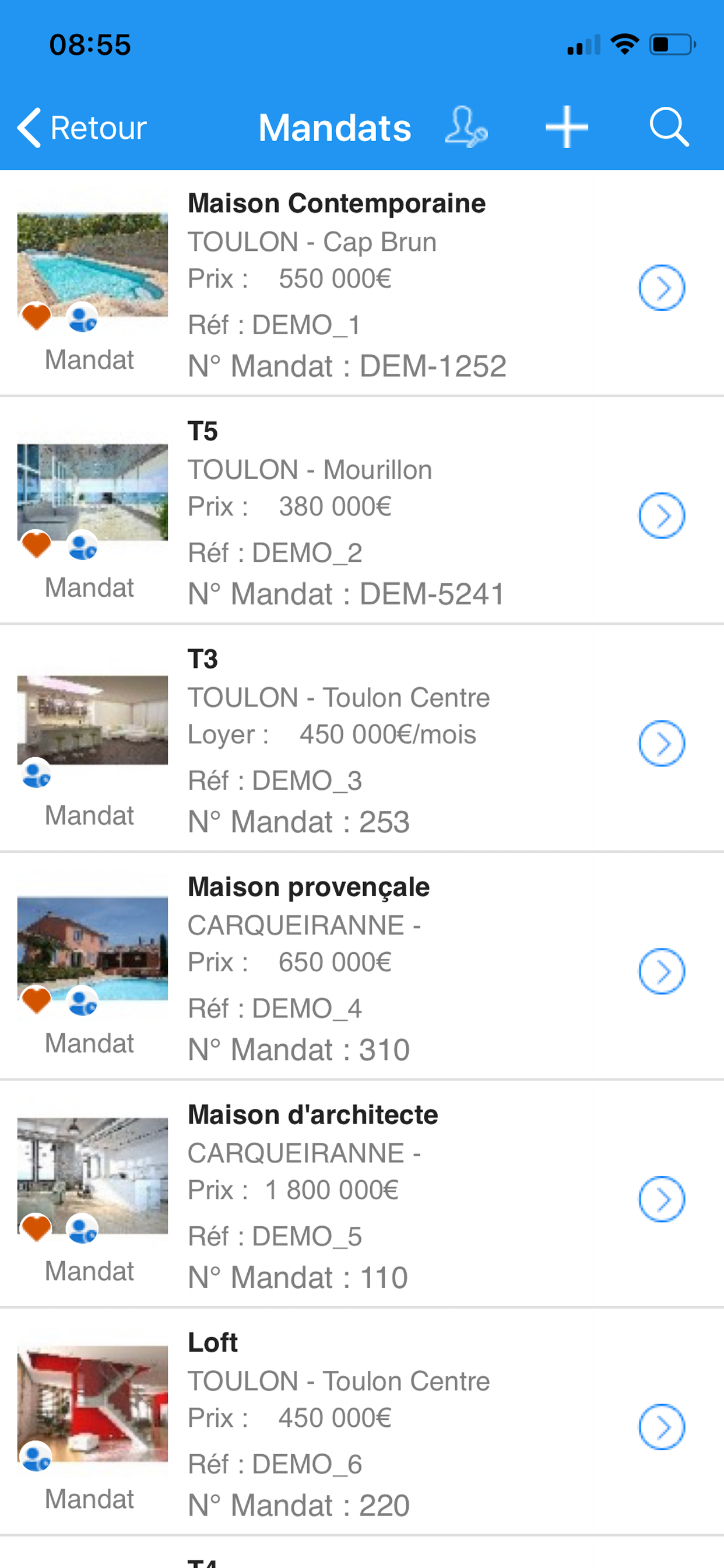 iWinImmobilier Mobile screenshot 3