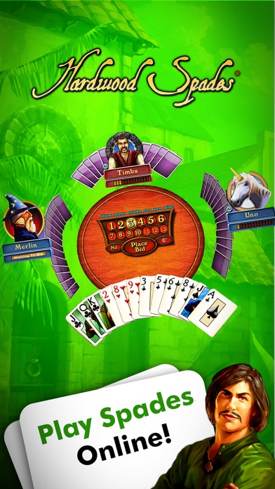 Hardwood Spades Pro Screenshot