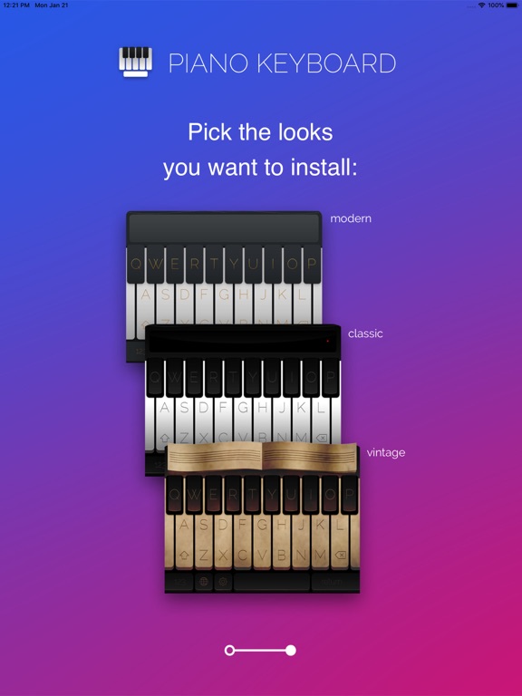 Piano Keyboard - Typing Music iPad screenshot 5 - Music app