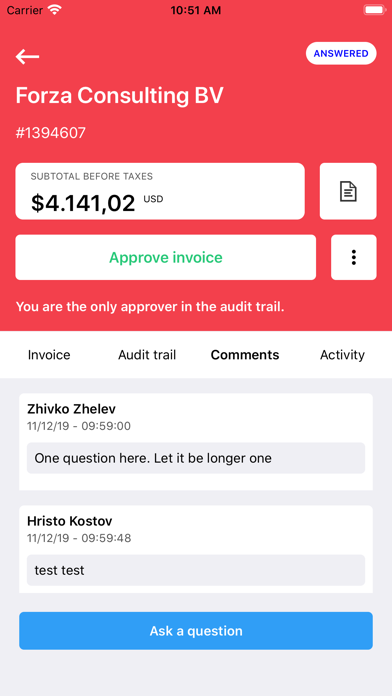 SCANMAN Invoice Approval 2 Screenshot