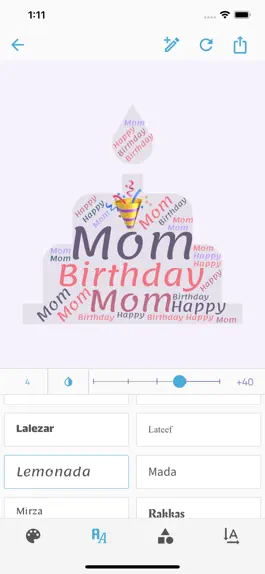Game screenshot Reesha - Word Cloud Generator hack