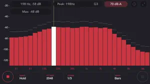 Audio Spectrum Analyzer Pro screenshot 1