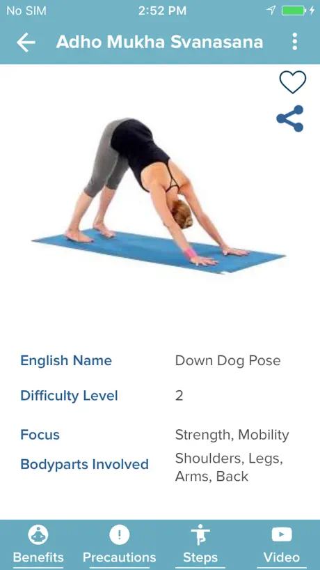 Daily yoga poses