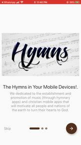 The Christian Hymn Book screenshot