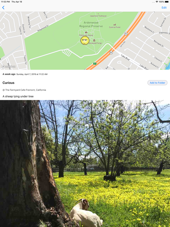 My e-Diary iPad screenshot 4 - Lifestyle app