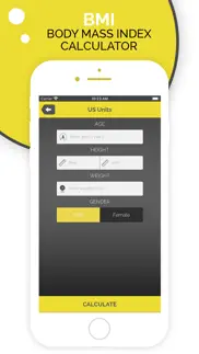 fitness bmi calculator iphone bildschirmfoto 2