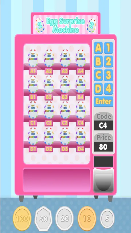 Surprise Eggs Vending Machine