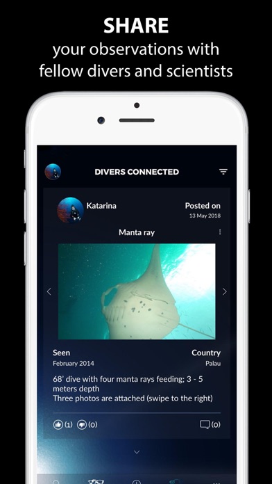 Scuba Calendar Screenshot