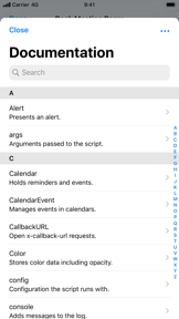 Scriptable screenshot