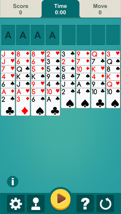 Screenshot #2 pour Freecell Solitaire +