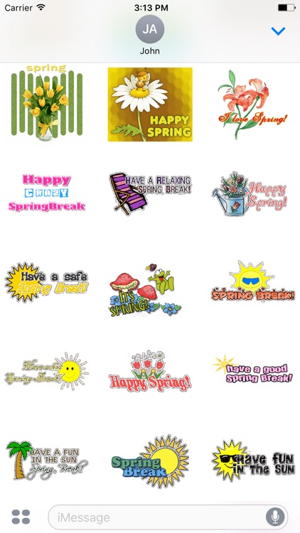 Summer Spring Winter Stickers