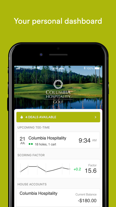 Columbia Hospitality Golf Screenshot