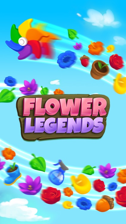 Flower Legends Match 3 screenshot-4