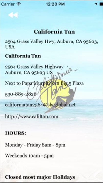 California Tan screenshot-3