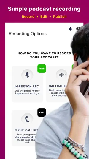 CallCast.co - Podcast Maker screenshot 1